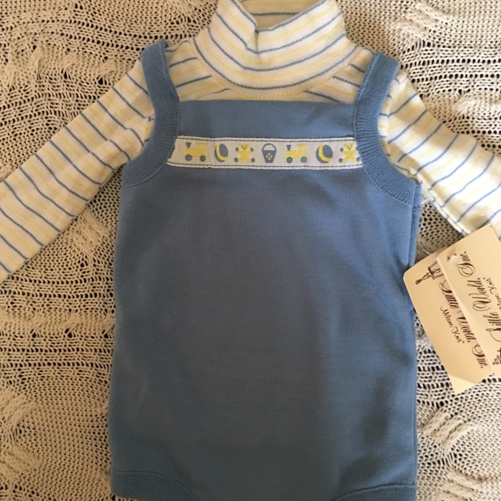 Vintage two piece baby set - 100% acrylic